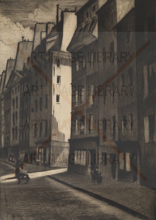 Image no. 3325: Quartier Latin, 1922 (Christopher Richard Wynne Nevinson), code=S, ord=0, date=1922